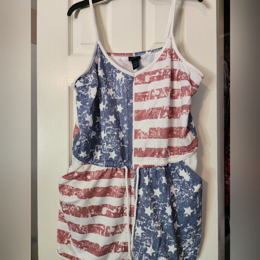 Rue+ American Flag Romper